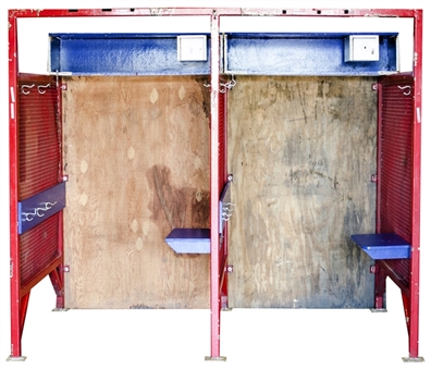Set of Two Lockers from Veterans Stadium Used by Pete Rose, Jimmy Rollins, Tony Perez,  and Joe Morgan! (MLB Authenticated)